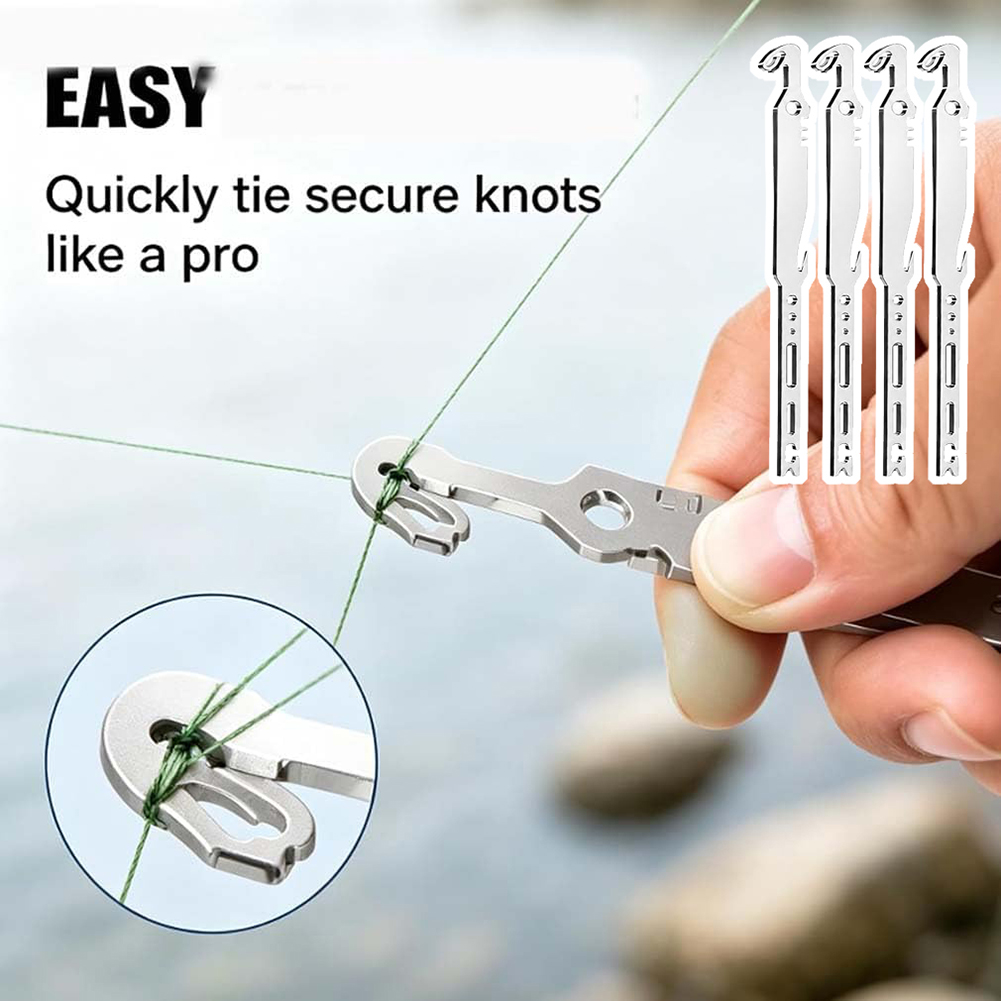 Fishing Line Winder - Hook Remover Knot Tyer,6 In 1