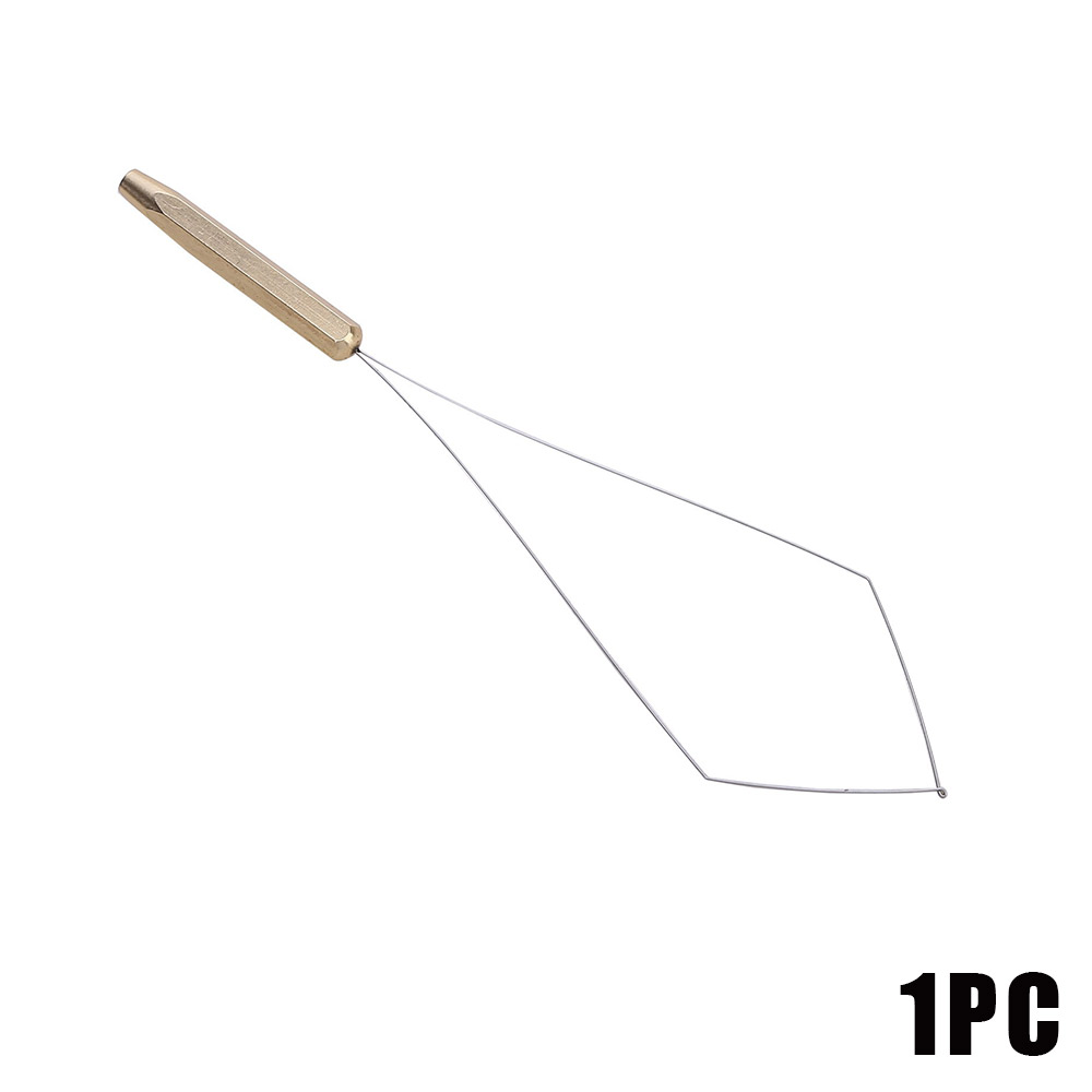 1PC Brass Bobbin Threader Fly  - Fishing Line Winder ulasan dan harga