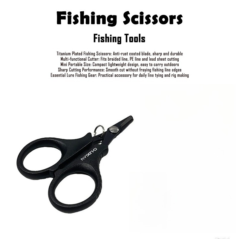 1Pc Titanium Coated Rustproof  - Fishing Line Cutter ulasan dan harga