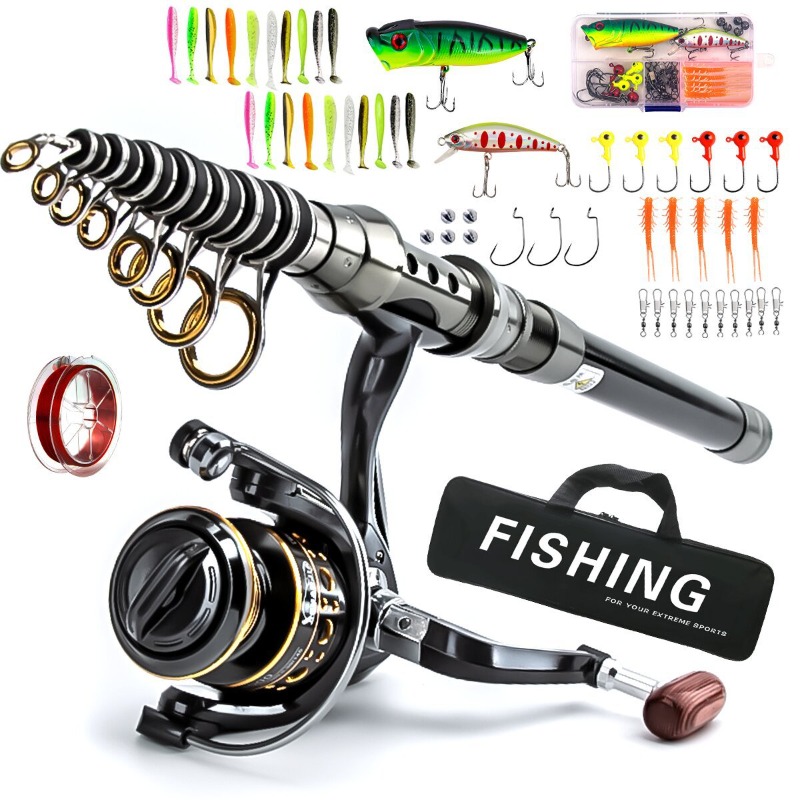 Carbon Fiber Telescopic Fishin - Freshwater Line ulasan dan harga